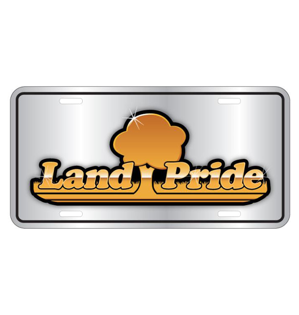 Land Pride License Plate
